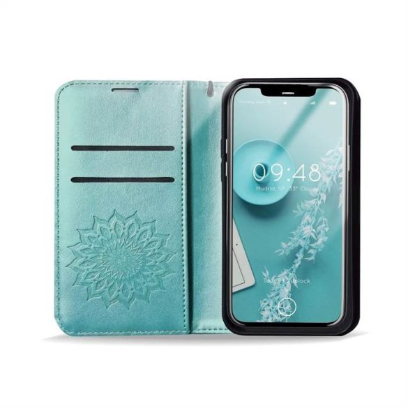 HUSĂ! - Forcell MEZZO husă carte pentru SAMSUNG S22 Ultra mandala verde