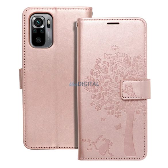 Husă Forcell MEZZO Husă tip carte pentru XIAOMI Mi 11 Lite 5G / Mi 11 Lite LTE ( 4G ) / Mi 11 Lite NE tree rose gold