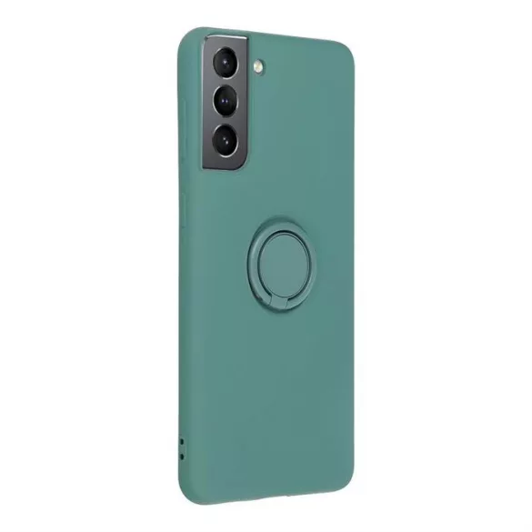HUSĂ! - Forcell SILICONE RINGHusăpentru SAMSUNG Galaxy S20 FE / S20 FE 5G verde