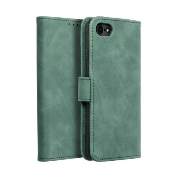 TENDER Husă tip carte pentru IPHONE 7 / 8 / SE 2020 / SE 2022 verde