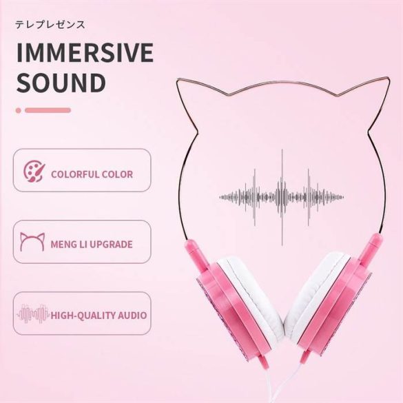 Căști CAT EAR model YLFS-22 Jack 3,5mm negru