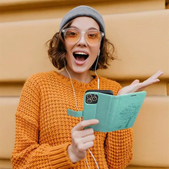 HUSĂ! - Forcell MEZZO Husă tip carte husă pentru SAMSUNG A53 5G copac verde