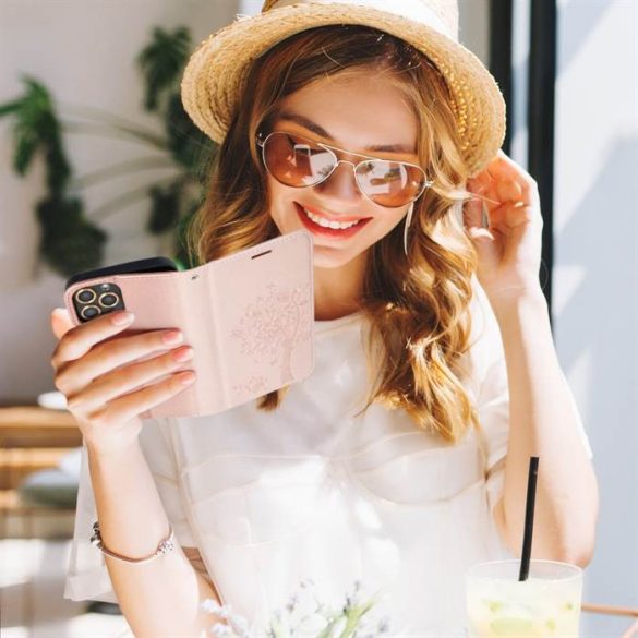 Forcell MEZZO Husă tip carte husă pentru SAMSUNG A53 5G copac aur roz