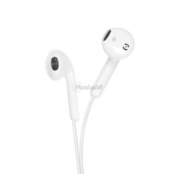 Forcell arphones stereo pentru Apple iPhone Lightning 8-pin NEW BOX alb