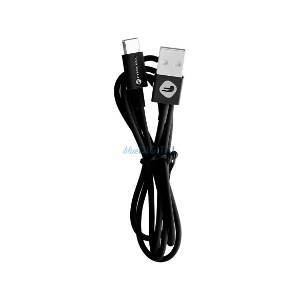 Cablu FORCELL USB la Tip C 2.0 2,1A C319 TUBE negru 1 metru
