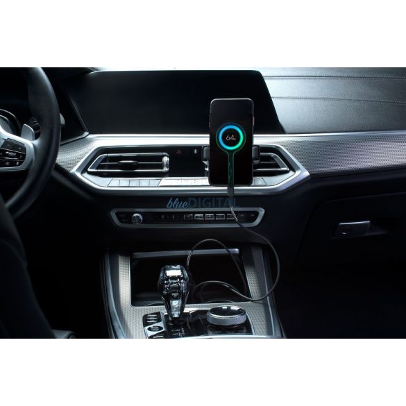 Cablu de carbon FORCELL Tip C la Typ C 3.0 QC Power Delivery PD60W CB-02C negru 1 metru