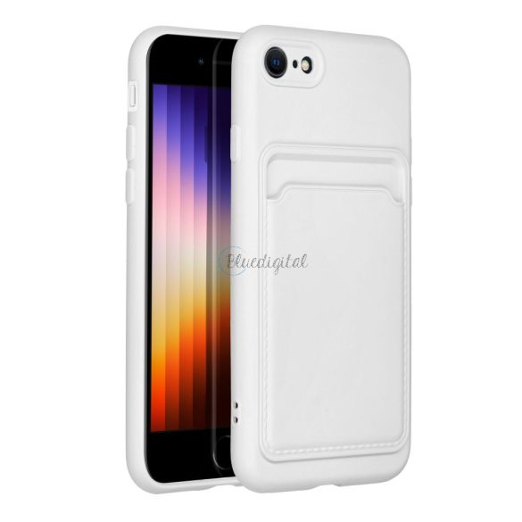 Husă CARD pentru IPHONE 7 / 8 / SE 2020 / SE 2022 alb