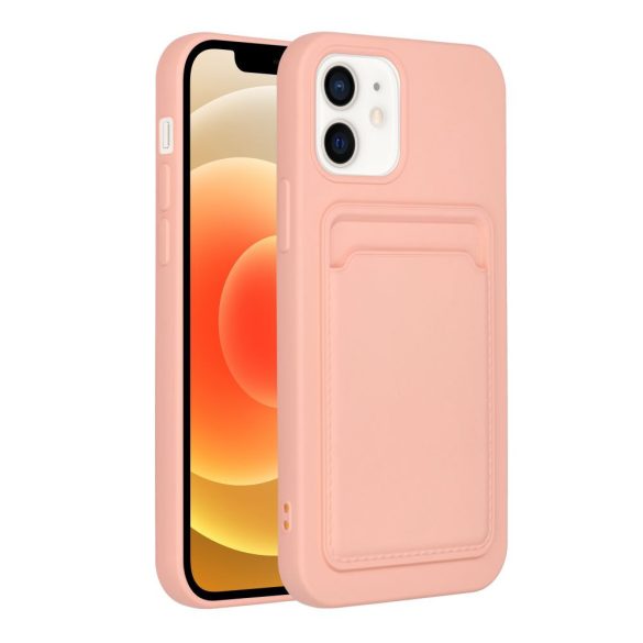 Husa CARD pentru IPHONE 12 roz
