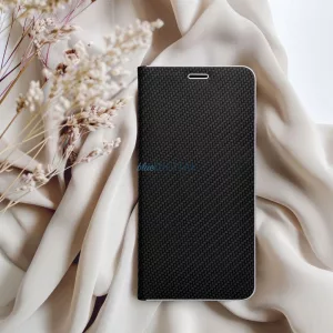 HUSĂ! - Forcell LUNA Husă tip carte Carbon pentru XIAOMI Redmi NOTE 11 / 11S negru