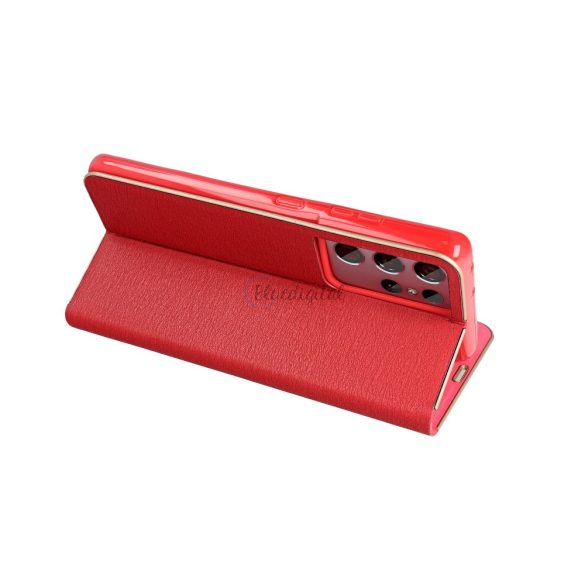 Forcell LUNA Book Gold pentru XIAOMI Redmi NOTE 11 / 11S roșu