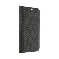   HUSĂ! - Forcell LUNA Husă tip carte Carbon pentru XIAOMI Redmi NOTE 11 PRO / 11 PRO 5G negru