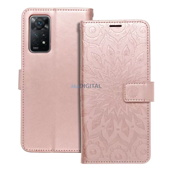 HUSĂ! - Husă Forcell MEZZO Husă tip carte pentru XIAOMI Redmi NOTE 11 PRO / 11 PRO 5G mandala rose gold