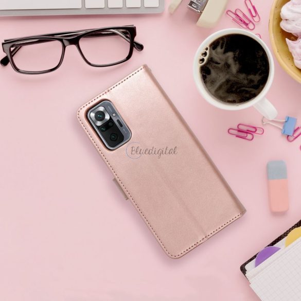 Husă Forcell MEZZO Husă tip carte pentru XIAOMI Redmi NOTE 11 PRO / 11 PRO 5G mandala rose gold