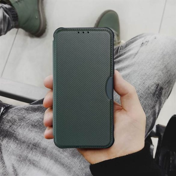 Forcell RAZOR Husă tip carte pentru SAMSUNG A13 4G verde închis