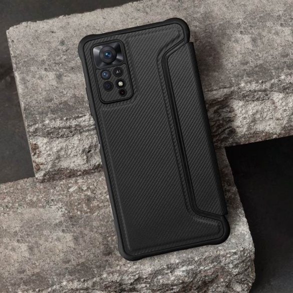 Forcell RAZOR Husă tip carte pentru XIAOMI Redmi NOTE 11 PRO / 11 PRO 5G negru