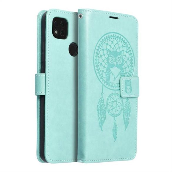 Husă Forcell MEZZO Husă tip carte pentru XIAOMI Redmi 9C / 9C NFC dreamcatcher verde