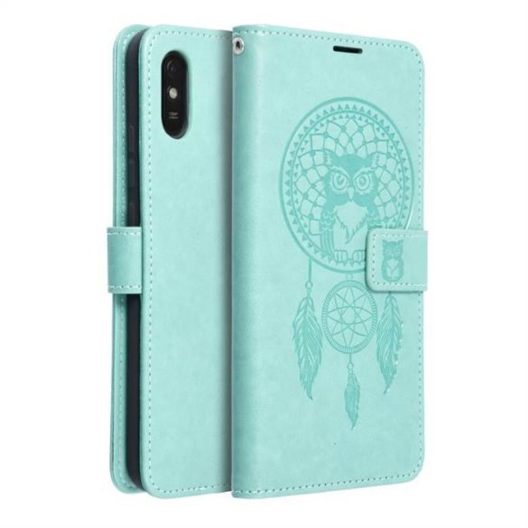 Husă Forcell MEZZO Husă tip carte pentru XIAOMI Redmi 9AT / Redmi 9A dreamcatcher verde