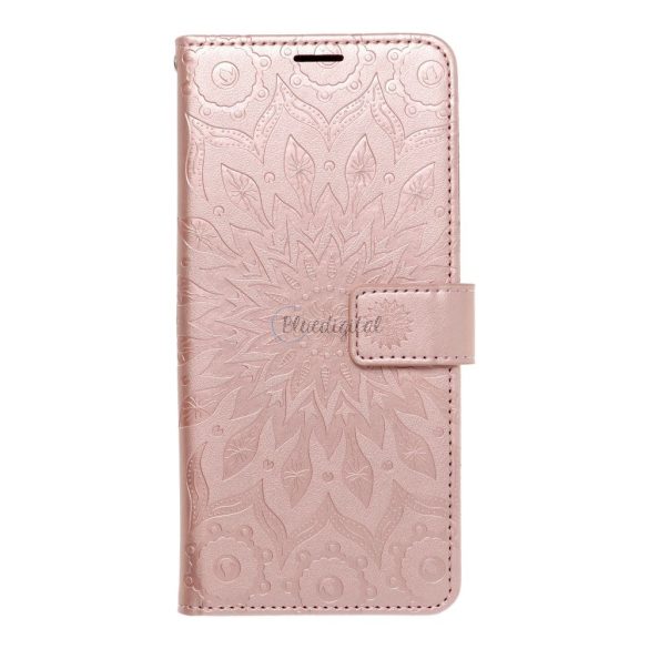 Husă de carte Forcell MEZZO pentru XIAOMI Redmi 10C mandala rose gold