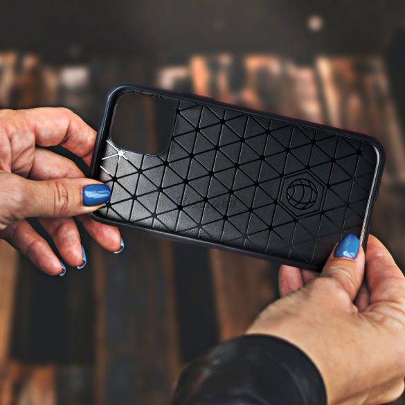 Carcasa Forcell CARBON pentru REALME C35 neagra