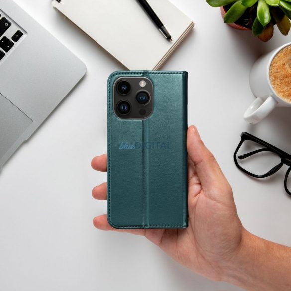 Husă carte Smart Magneto pentru IPHONE 14 PRO MAX verde închis