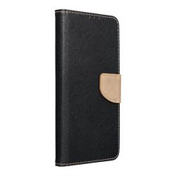 HUSĂ! - Husa Fancy Book pentru IPHONE 14 PLUS neagra/aurie