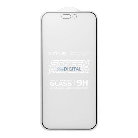 X-ONE Full Cover Extra Strong Matte - pentru iPhone 14 Pro Max sticla securizata 9H