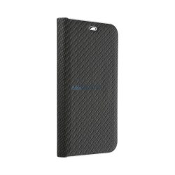   HUSĂ! - Forcell LUNA Husă tip carte Carbon pentru IPHONE 14 Pro ( 6.1 ) negru