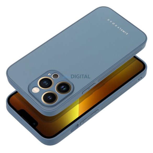 Husa Roar Matte Glass - pentru iPhone 11 Pro albastra