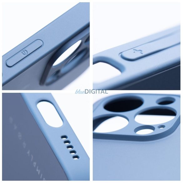 Husa Roar Matte Glass - pentru iPhone 11 Pro albastra