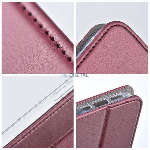Smart Magneto husă carte pentru SAMSUNG A23 5G burgundy