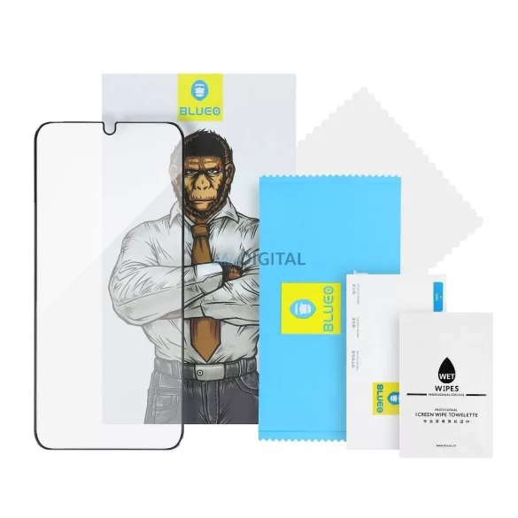 Sticla 5D Mr. Monkey - Apple iPhone 14 Plus negru (Strong HD)