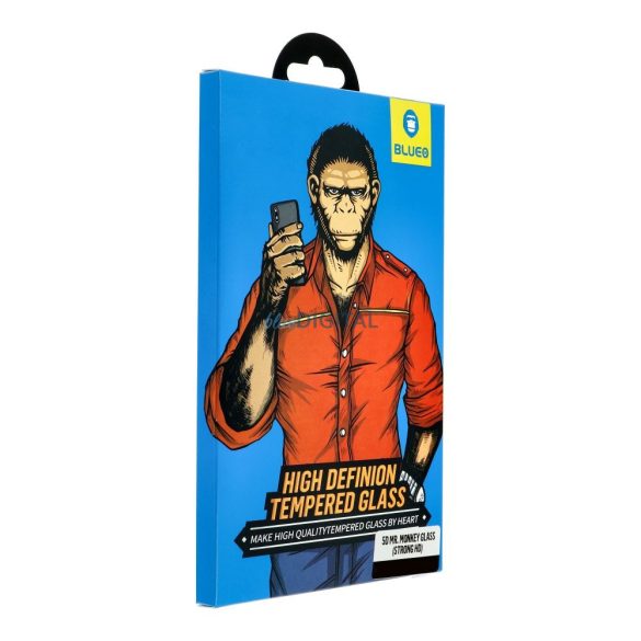 5D Mr. Monkey sticlă - Apple iPhone 14 negru (Strong HD)