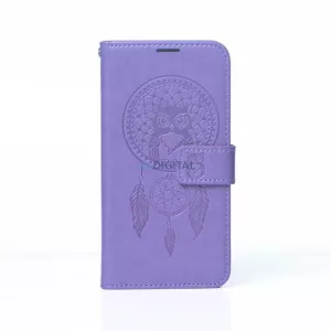 HUSĂ! - MEZZO husă carte pentru IPHONE 12 / 12 PRO dreamcatcher violet
