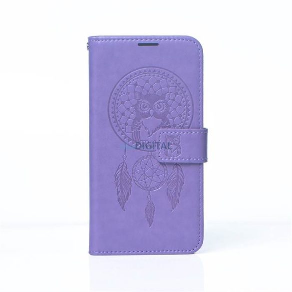MEZZO husă carte pentru IPHONE 12 / 12 PRO dreamcatcher violet