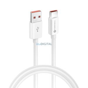 FORCELL cablu USB A la Tip C QC4.0 3A/20V 60W C336 1m alb