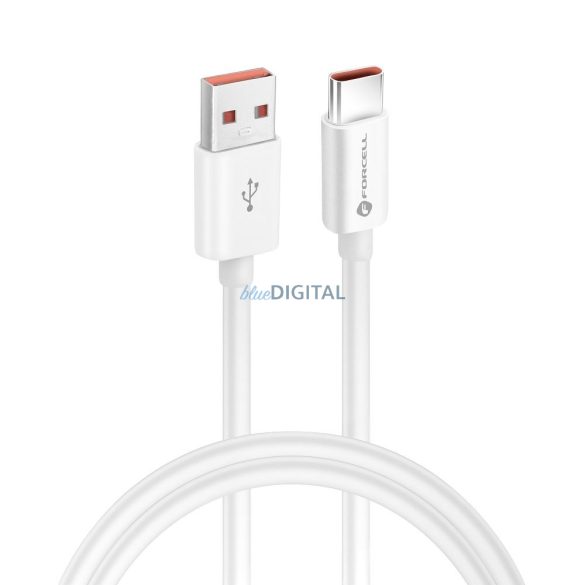 FORCELL cablu USB A la Tip C QC4.0 3A/20V 60W C336 1m alb