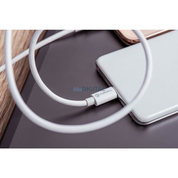 FORCELL cablu USB A la Tip C QC4.0 3A/20V 60W C336 1m alb