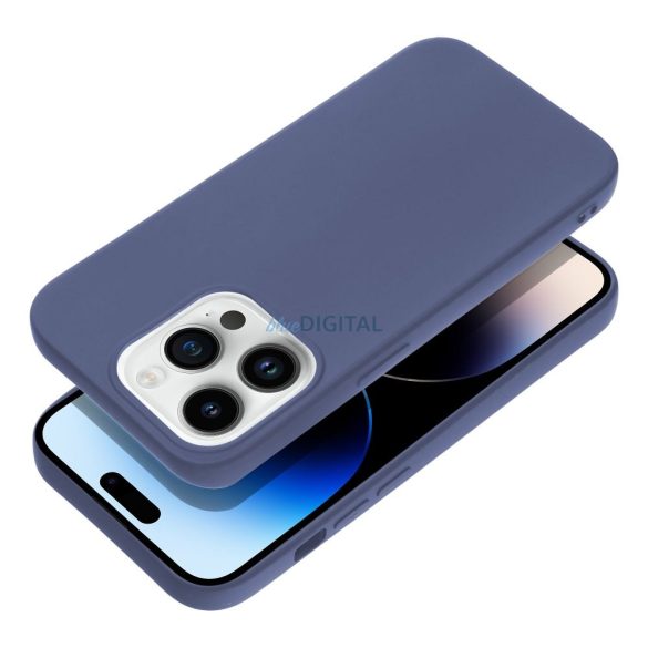 Husa MATT pentru IPHONE 14 Pro albastra