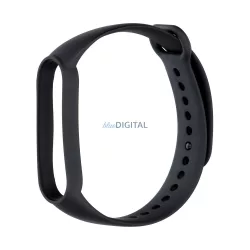   Curea din silicon pentru smartband Xiaomi Mi Band 5 / 6 / 7 negru (01)