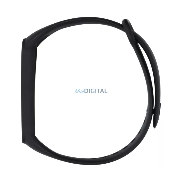 Curea din silicon pentru smartband Xiaomi Mi Band 5 / 6 / 7 negru (01)