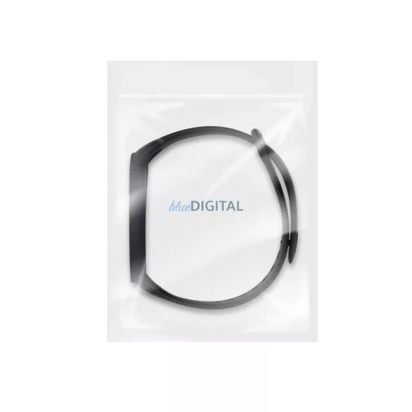 Curea din silicon pentru smartband Xiaomi Mi Band 5 / 6 / 7 negru (01)