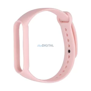 Curea de silicon pentru smartband Xiaomi Mi Band 5 / 6 / 7 roz (06)