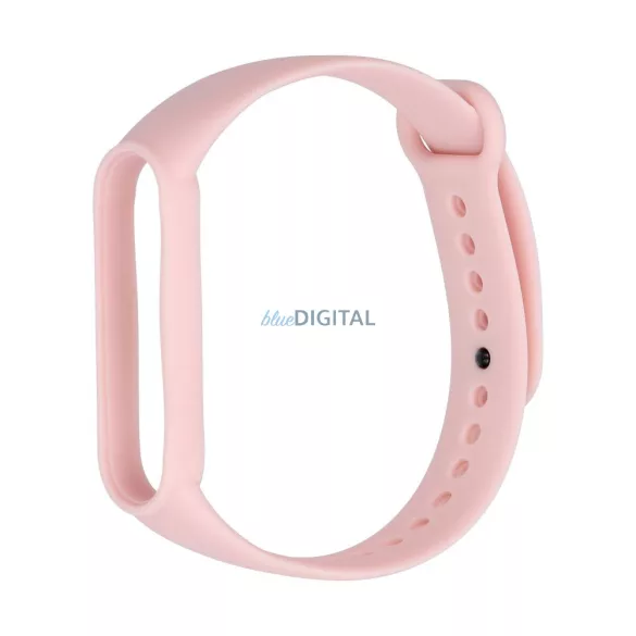Curea de silicon pentru smartband Xiaomi Mi Band 5 / 6 / 7 roz (06)