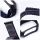 Curea de nylon pentru smartband Xiaomi Mi Band 5 / 6 / 7 negru (05)
