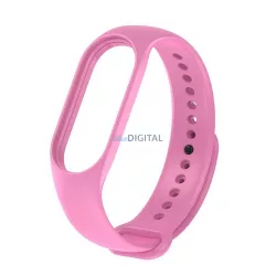   Curea din silicon pentru smartband Xiaomi Mi Band 5/6/7 roz (37)
