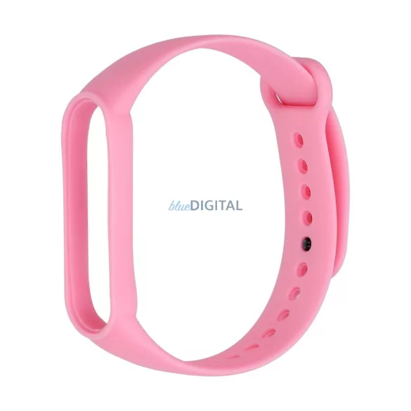 Curea din silicon pentru smartband Xiaomi Mi Band 5/6/7 roz (37)