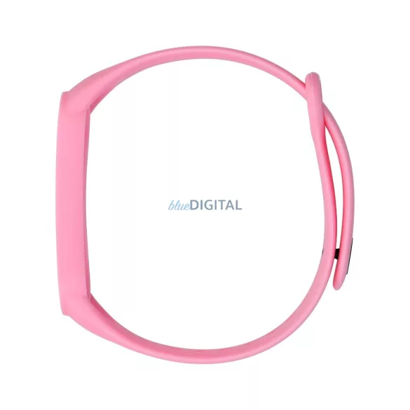 Curea din silicon pentru smartband Xiaomi Mi Band 5/6/7 roz (37)