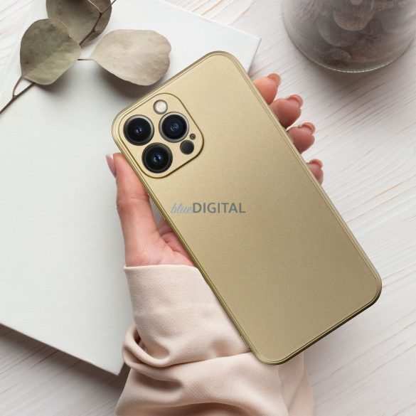Husa METALICA pentru IPHONE 14 PRO MAX aurie