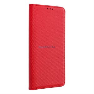Cartea Smart Case pentru MOTOROLA E22 / E22i rosie