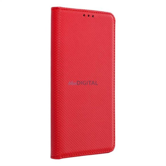Cartea Smart Case pentru MOTOROLA E22 / E22i rosie